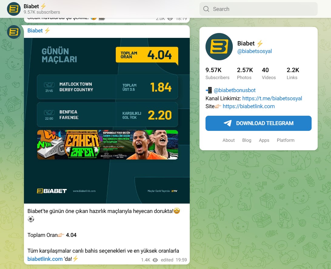 Biabet Telegram
